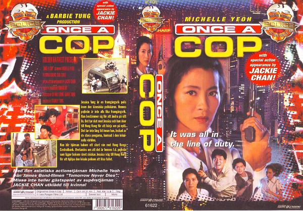 ONCE A COP (vhs-omslag)