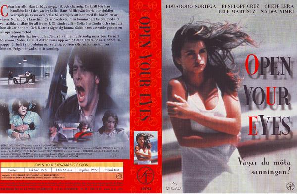OPEN YOUR EYES (vhs-omslag)