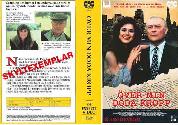 ÖVER MIN DÖDA KROPP (Vhs-Omslag)