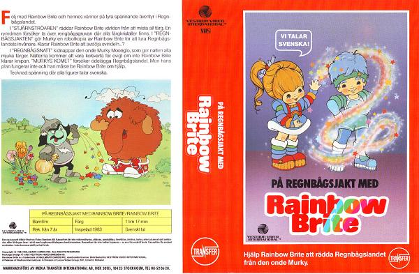 PÅ REGNBÅGSJAKT MED RAINBOW BRITE (vhs-omslag)