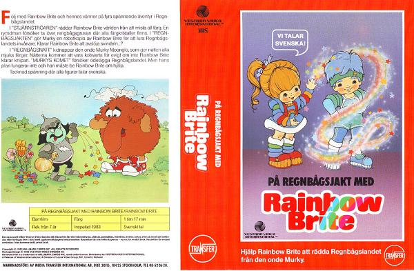 PÅ REGNBÅGSJAKT MED RAINBOW BRITE (vhs-omslag), Boa video