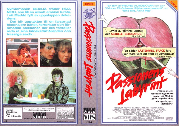 71392 PASSIONENS LABYRINT (VHS)