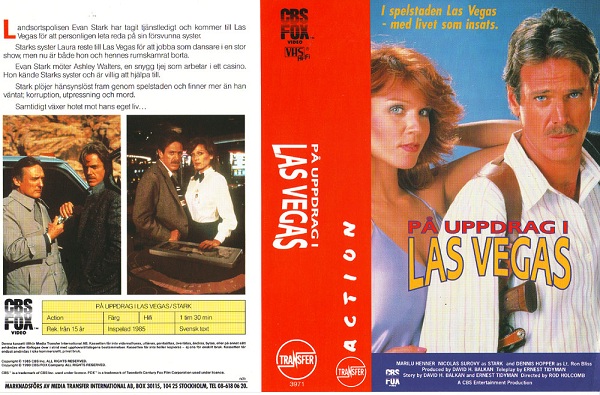 PÅ UPPDRAG I LAS VEGAS (vhs-omslag)