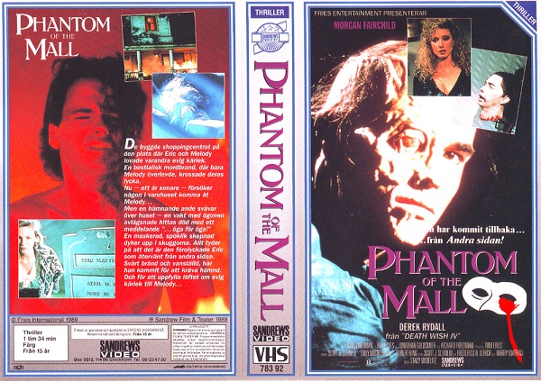 PHANTOM OF THE MALL (vhs-omslag)