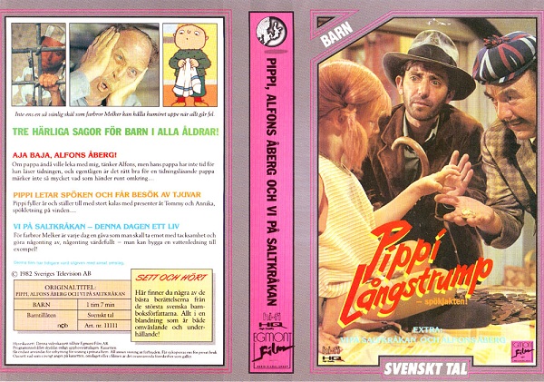 11111 PIPPI LÅNGSTRUMP SPÖKJAKTEN (VHS)