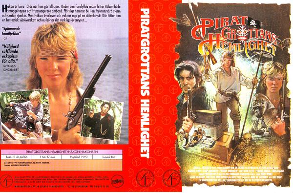 PIRATGROTTANS HEMLIGHET (vhs-omslag)