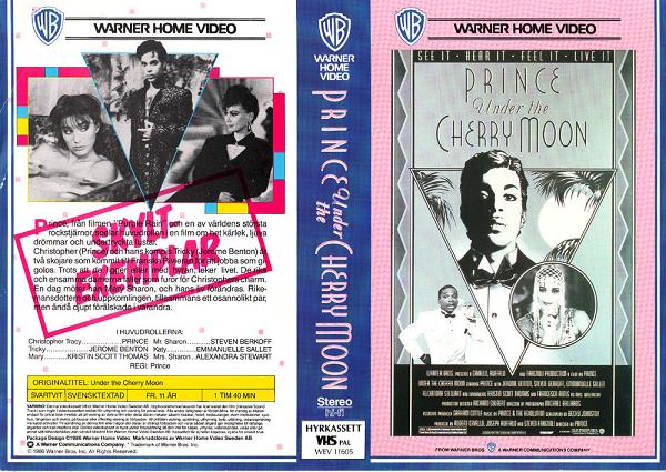 11605 UNDER THE CHERRY MOON (vhs)
