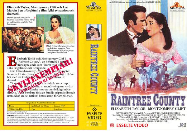 RAINTREE COUNTY (Vhs-Omslag)