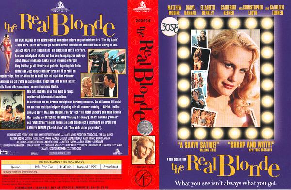 REAL BLONDE (vhs-omslag)