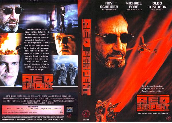 RED SERPENT (vhs-omslag)