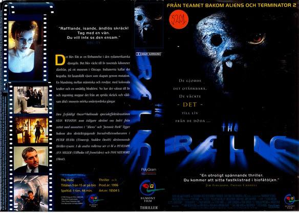 RELIC (Vhs-Omslag)
