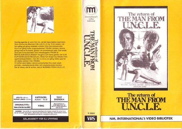 S 5001 RETURN OF THE MAN FROM U.N.C.L.E. (VHS)