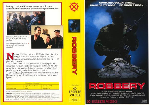 ROBBERY (Vhs-Omslag)