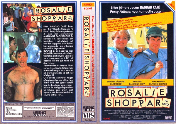 ROSALIE SHOPPAR PÅ KRITA (vhs-omslag)