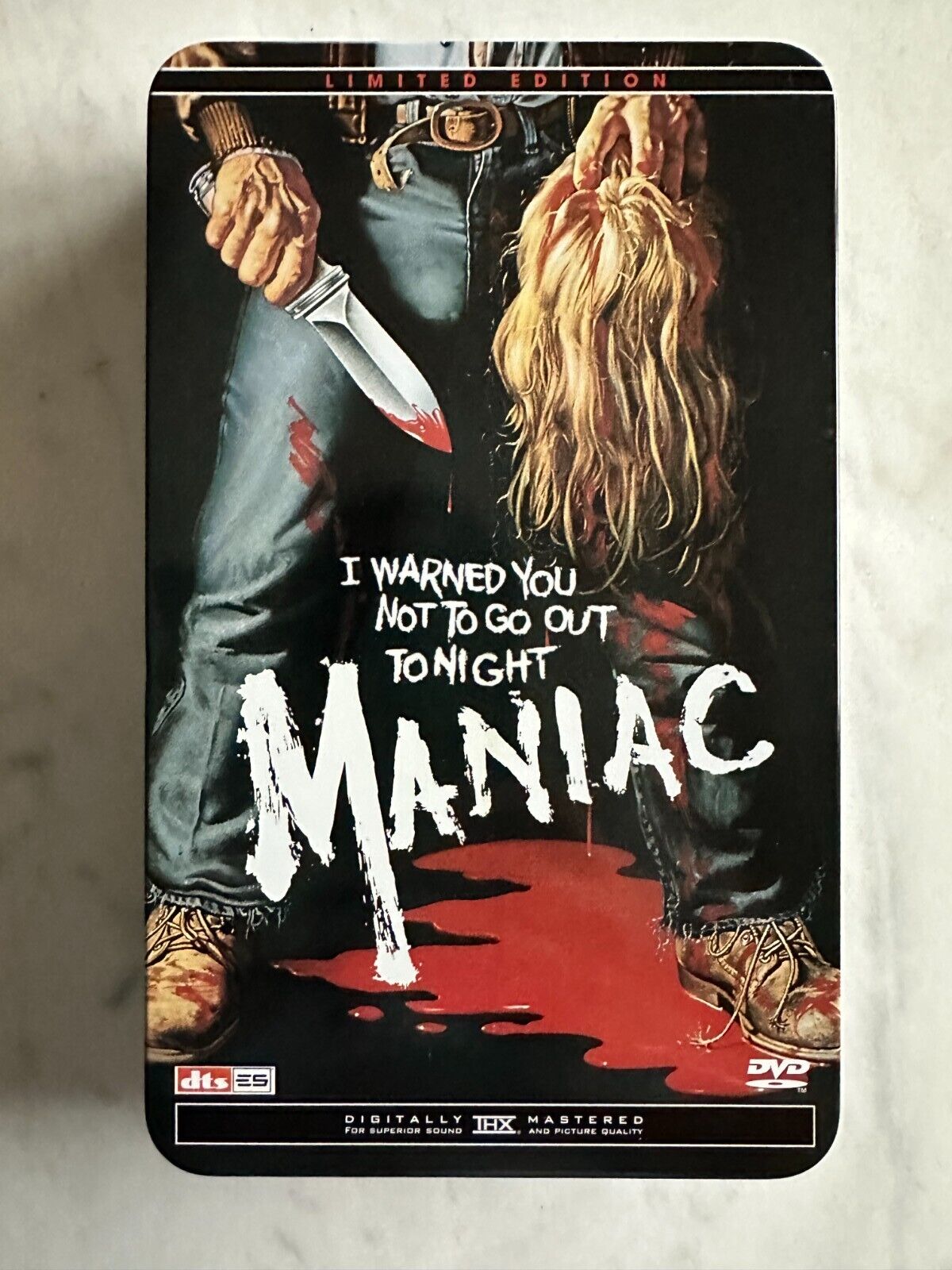 Maniac (tinbox) dvd