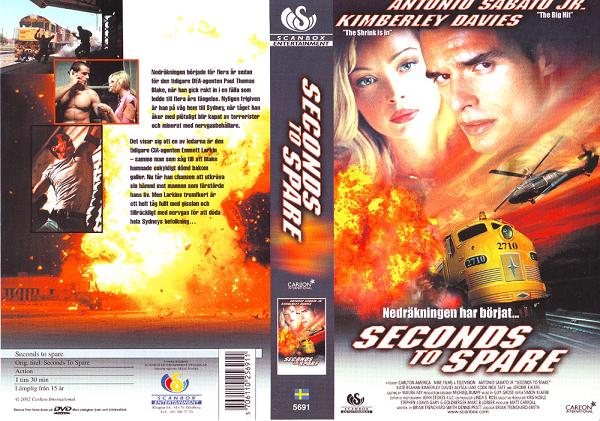 SECONDS TO SPARE (vhs-omslag)