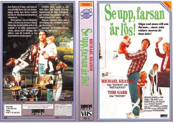 SE UPP FARSAN ÄR LÖS (vhs-omslag)