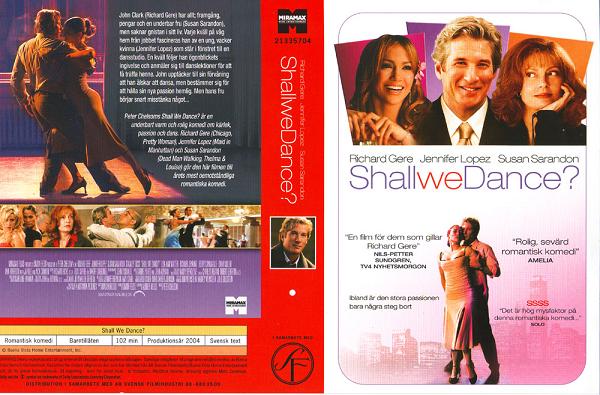 SHALL WE DANCE ? (vhs-omslag)