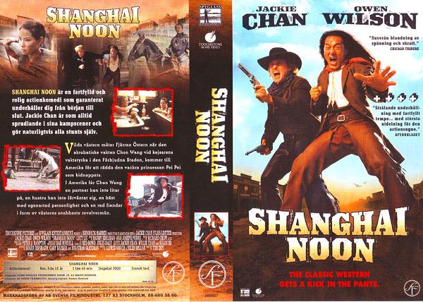 SHANGHAI NOON (vhs-omslag)