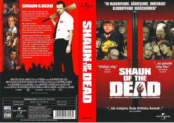 SHAUN OF THE DEAD (vhs-omslag)