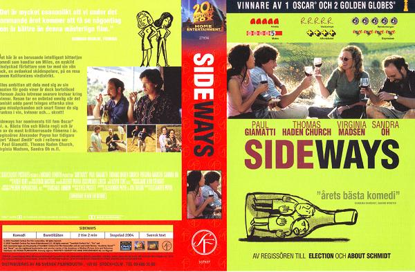 SIDEWAYS (vhs-omslag)