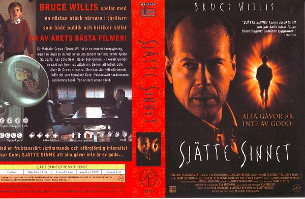 SJÄTTE SINNET (vhs-omslag)
