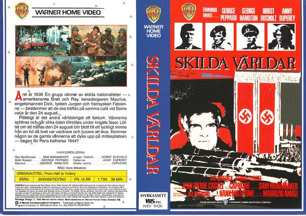 SKILDA VÄRLDAR (vhs-omslag)