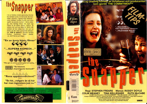 SNAPPER (vhs-omslag)
