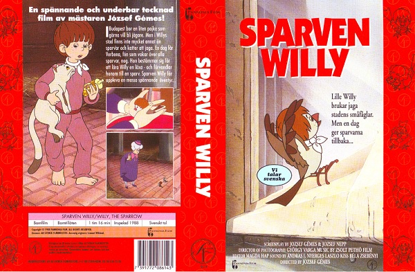 SPARVEN WILLY (vhs-omslag)
