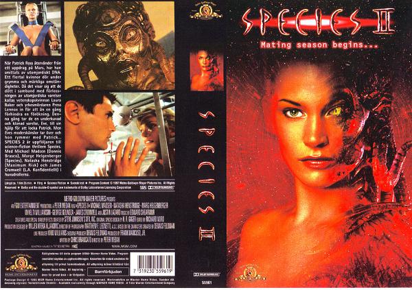 SPECIES 2 (vhs-omslag)