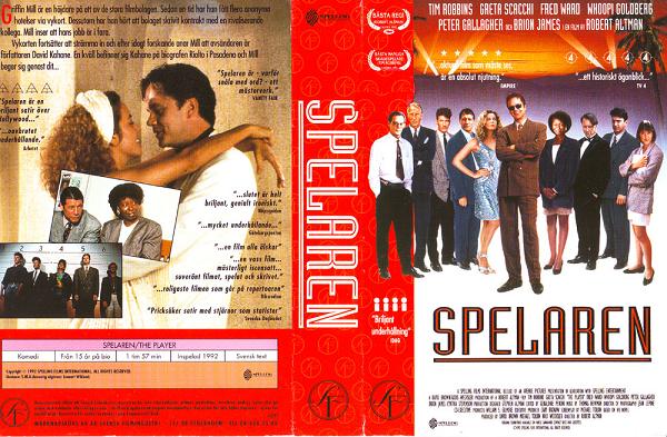 SPELAREN (vhs-omslag)