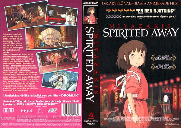 SPIRITED AWAY (VHS OMSLAG)