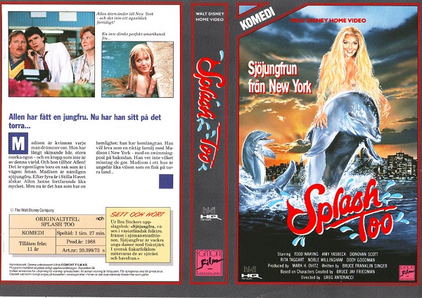 SPLASH TOO (Vhs-Omslag)