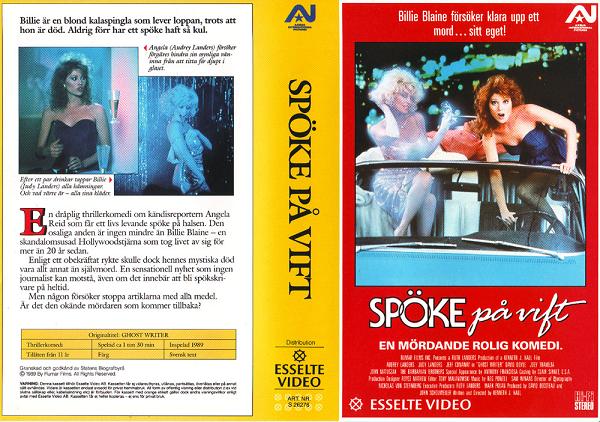 SPÖKE PÅ VIFT (Vhs-Omslag)