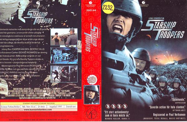 STARSHIP TROOPERS (vhs-omslag)