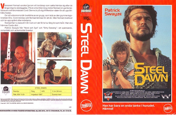 STEEL DAWN (vhs-omslag)