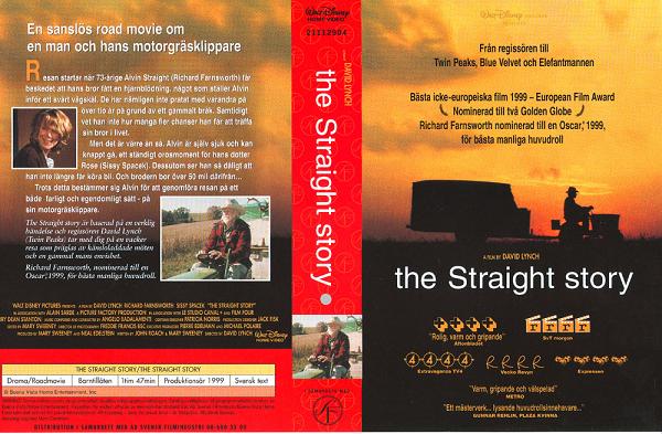 STRAIGHT STORY (vhs-omslag)