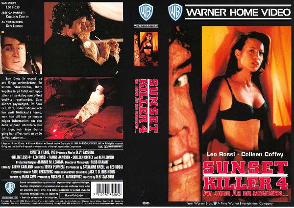 SUNSET KILLER 4 (vhs-omslag)