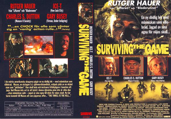 20082 SURVIVING THE GAME (VHS)