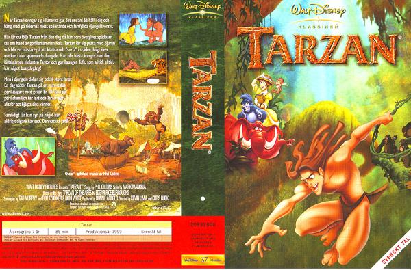 TARZAN -nyare (vhs-omslag)