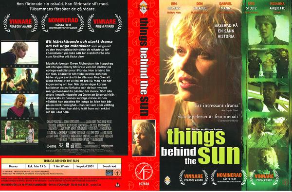 THINGS BEHIND THE SUN (VHS)