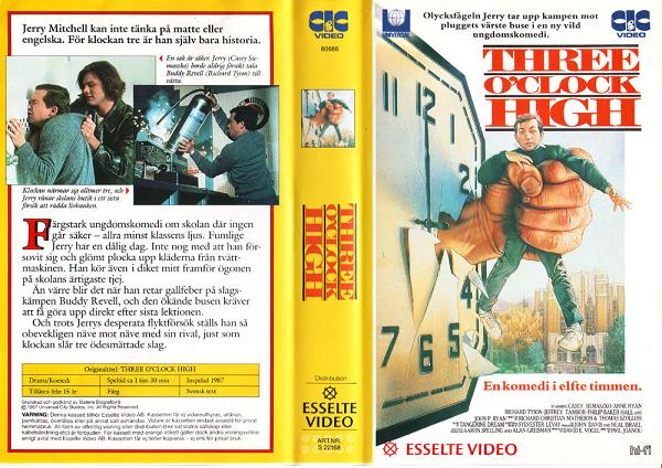 22168 THREE O'KLOCK HIGH  (VHS)
