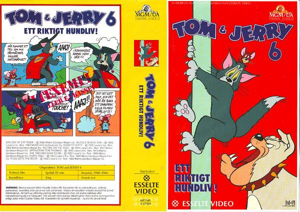 TOM & JERRY 6 (Vhs-Omslag)