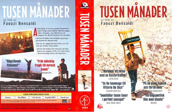TUSEN MÅNADER (vhs-omslag)