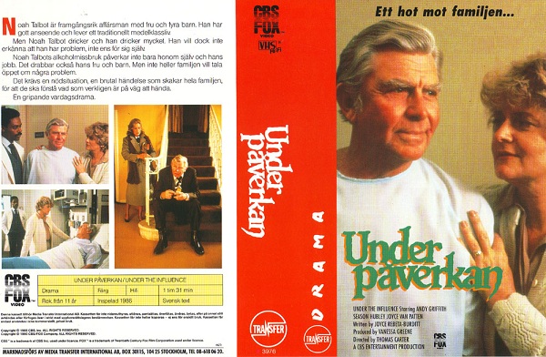 UNDER PÅVERKAN (vhs-omslag)