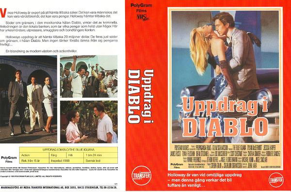 UPPDRAG DIABLO (vhs-omslag)