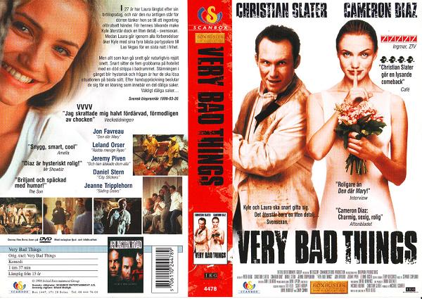 VERY BAD THINGS (vhs-omslag)