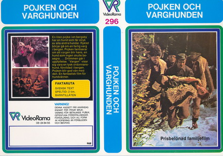 296 POJKEN OCH VARGHUNDEN (VHS)