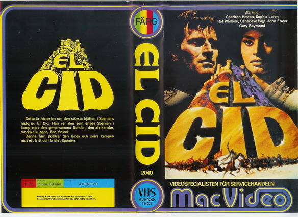 2040 EL CID (VHS)