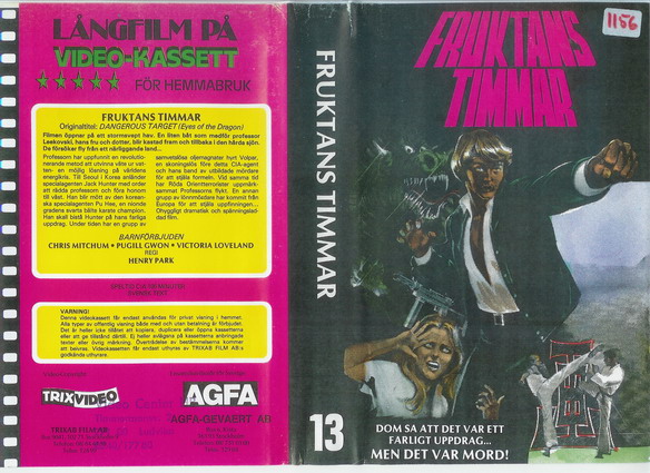 13-FRUKTANS TIMMAR (VHS)